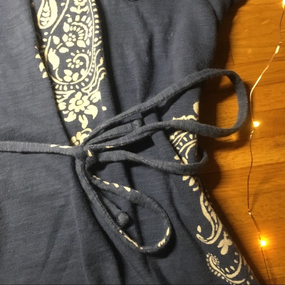 Tie-Waist Printed Dress - Picture 4 of 6